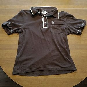 slim fit original penguin retro polo shirt
